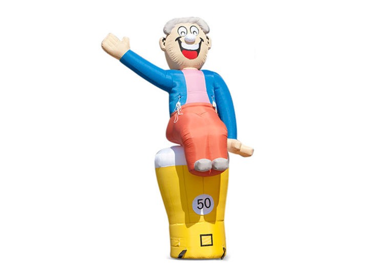 (Halve) Abraham op bierglas